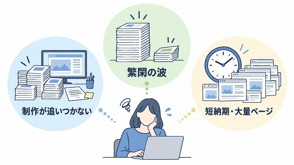 制作会社のコーディング体制が抱えやすい課題